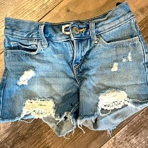 Old Navy lace distressed shorts